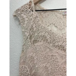 Free People Intimately Delicate Romantic Softgirl Feminine Ivory Lace Slip Dress thumbnail 3