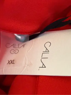 CALIA Pique Scuba Golf 1/4 Zip Pullover Fresh Red Size XXL NEW thumbnail 7