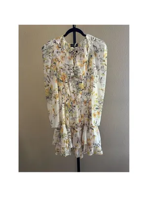 Generation Love Bella Dress in Marigold Bloom White Size S thumbnail 2