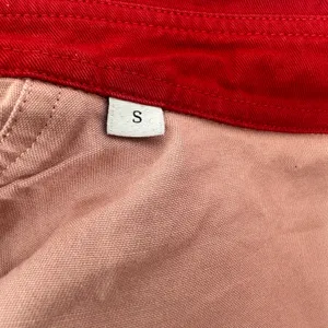 Sandro Size Small Long Sleeve Button Up Blouse Top Shirt Pink Red White Western‎ thumbnail 5