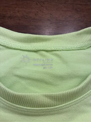 Aerie Offline Top Women’s XS Green Short Sleeve Workout Shirt Athletic Cropped thumbnail 2