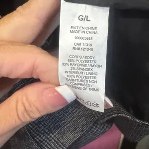 Garage Women's Gray/Black Plaid Blazer‎ thumbnail 3
