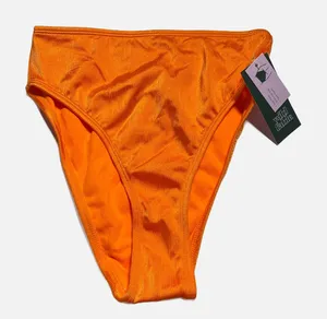 Wild Fable Bikini Bottoms Womens S Orange NWT High Waist‎ Cheeky Retro thumbnail 1