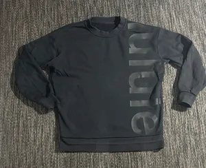 Lululemon Perfectly Oversized Crew Logo Limited Edition Spellout Size Large thumbnail 1