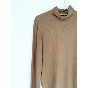 Madewell‎ Ribbed Long Sleeve Turtleneck Women's XL Brown Academia thumbnail 3