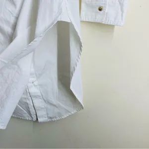 Maeve Off-Shoulder Relaxed Fit White Poplin Top Tantira size M thumbnail 9