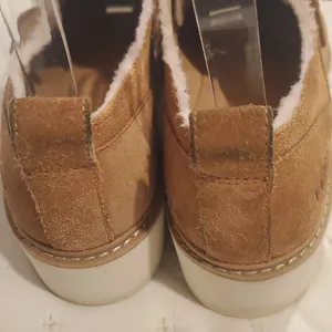 UGG JOHANNA SPILL SEAM OXFORDS platform Oxford shoes in chestnut suede thumbnail 3