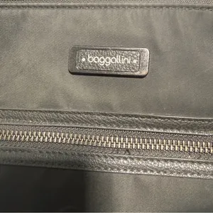 Baggallini Dark Gray Nylon Crossbody Purse Bag thumbnail 2