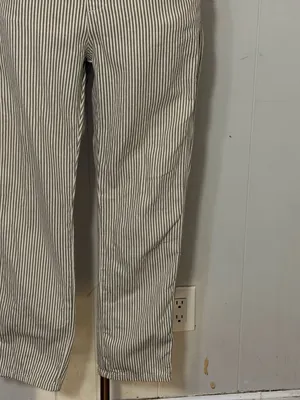 Dickies Women’s Regular Fit Hickory Stripe Bib Overalls Size XS thumbnail 3