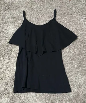 Black Flowy Tank Top thumbnail 1