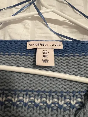 Blue Stripe Sweater  thumbnail 3