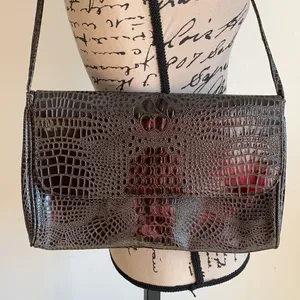 Vintage TJW by Mervyn’s Leather Bag thumbnail 4