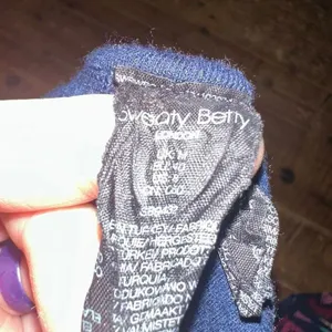 Sweaty Betty navy blue ribbed wireless padded athletic bra thumbnail 4