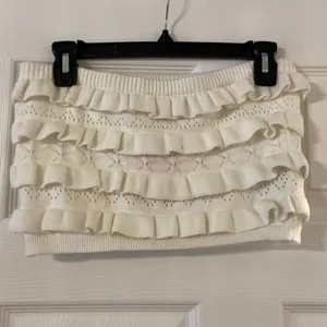 Edikted Tube Top color cream/white size M/L brand new and very cute thumbnail 1