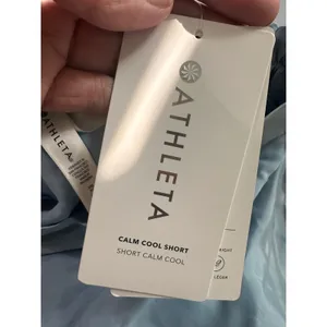 Athleta Calm Cool Short Light Blue Silky‎ Lounge Pajama Shorts 988503 XXS thumbnail 7