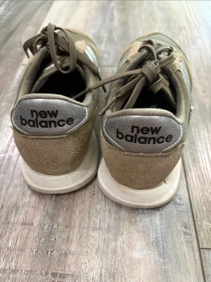 New Balance 420 olive green and silver 7.5 thumbnail 4