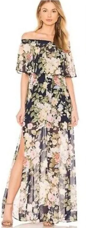 Show me Your mumu hacienda multi way maxi‎ bridesmaids dress party blossom small thumbnail 1