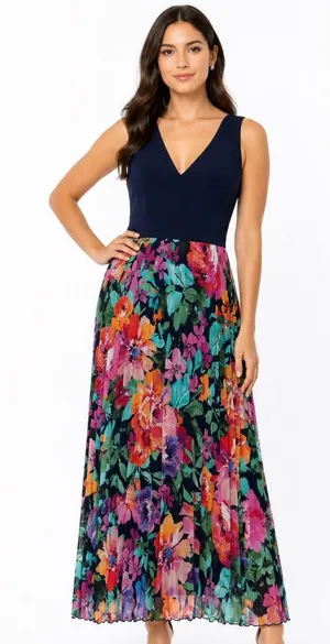 Xscape. Sleeveless Floral Maxi‎ Dress thumbnail 1