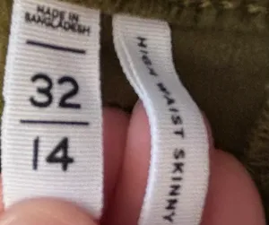 LOFT by Ann Taylor | ladies High Waist Skinny Corduroy Pants. Size: 32/14 thumbnail 8