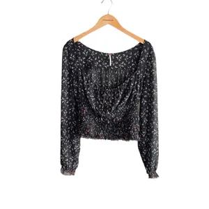 FREE PEOPLE Printed Lolita Top In Black Combo thumbnail 3