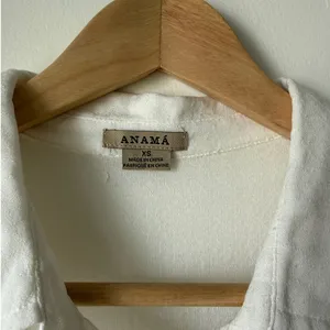 Anthropologie Yolanda Ivory Pleated Tunic Sleeveless Button Up Blouse Women's XS thumbnail 7