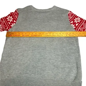 Scottie Dog Jeffrey Banks‎ Christmas Sweater Size Small/Medium thumbnail 4