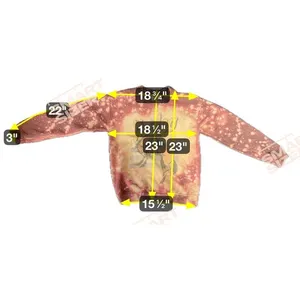 Gina Girls in Action Women Small Rodeo Faded Tie-Dye Red Sweatshirt‎ Casual Boho thumbnail 6