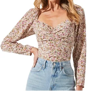 ASTR The Label Floral Top thumbnail 1