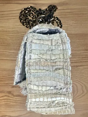 Anthropologie Belier.Belier Greta Brazilian Artisan Handmade One Of A Kind Designer Handbag thumbnail 8