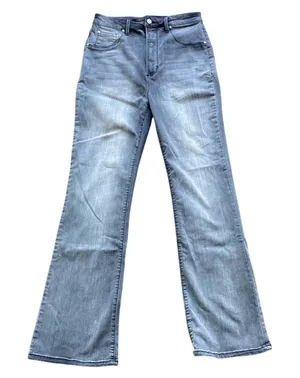 AFRM Huxley Bootcut Jean Womens Sz 32 Grey High Rise Y2K thumbnail 1
