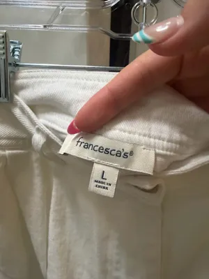 White Denim Francesca's Shorts thumbnail 2