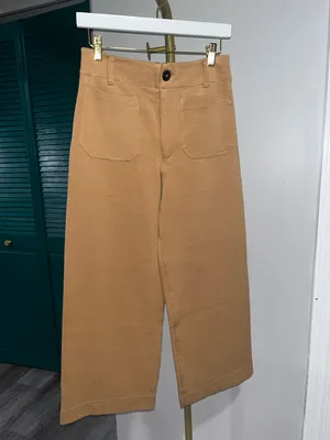 Anthropologie NWT The Colette Knit Crop Wide-Leg Pants by Maeve thumbnail 5
