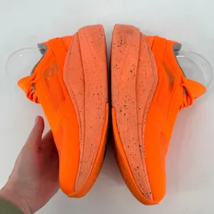 Adidas Stella McCartney Earthlight Women 9.5‎ Orange Mesh Running Sneaker Neon thumbnail 4