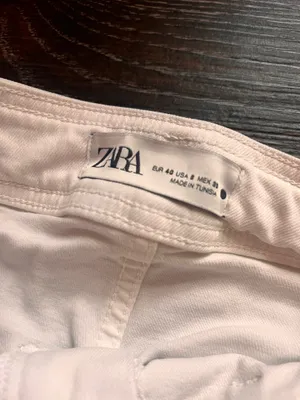 White ZARA Jeans thumbnail 1