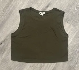 Olive Green Forever 21 Tank Top thumbnail 1