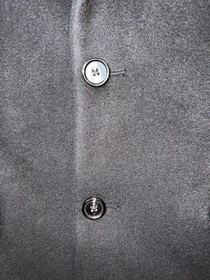 Quince Wool Cashmere Overcoat Black M NWT‎ Tailored Minimalist Coat thumbnail 3