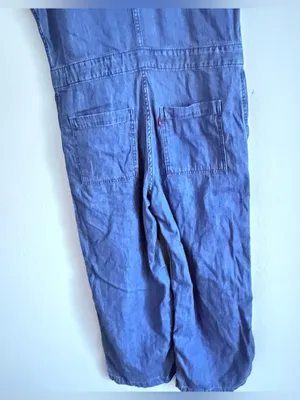 Levi's Short-Sleeve Heritage Jumpsuit Snap Down 100% Cotton Utility Coveralls thumbnail 5