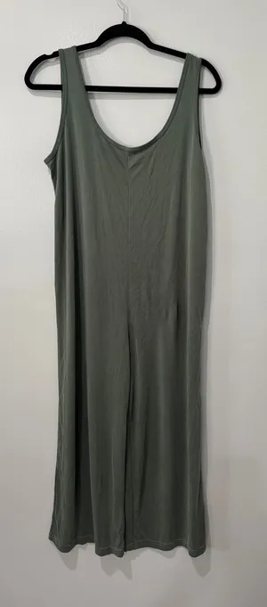 Marine Layer Ribbed Jumpsuit Size Medium Summer Travel Lounge thumbnail 1