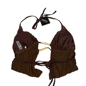 Beaded detail ruffle bikini  thumbnail 5