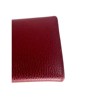 Gucci GG Marmont Continental‎ Wallet Hibiscus Red Pebbled Leather Wallet thumbnail 12