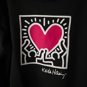 Keith Haring Black Graphic Long Sleeve Shirt thumbnail 3