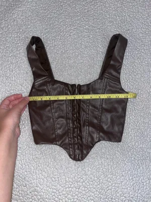 Princess Polly Tatum Faux Leather Corset Top thumbnail 8