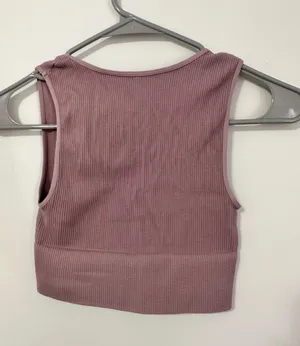 Tilly's Muave V Neck Tank thumbnail 2