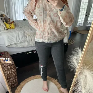 POL Distressed Leopard Show your Spots Zip Up Size Small thumbnail 3