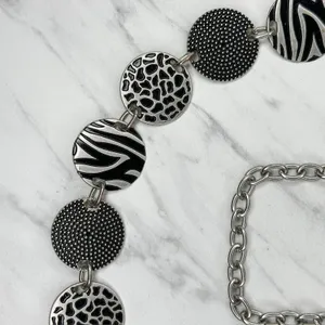 Chico's Animal Print Disc Chain Belt 2X/3X ✨ thumbnail 9