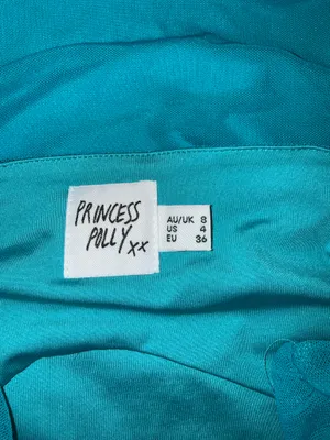 Princess Polly Turquoise Ruched Mini Bodycon Dress with Open Back thumbnail 3