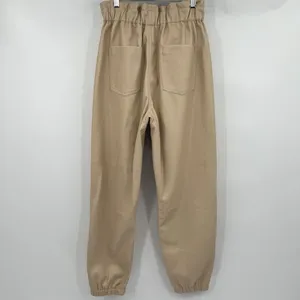 Vintage Havana Faux Leather Joggers Trousers Paperbag Pants‎ Women’s Size Large thumbnail 6