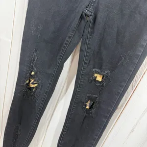 Judy Blue Women’s 3/26 Black Leopard Skinny Fit Jeans thumbnail 2