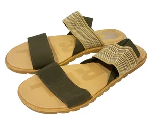 SOREL Size 9 Ella II Colorblock Flat‎ Sandals Slip On Strappy thumbnail 1