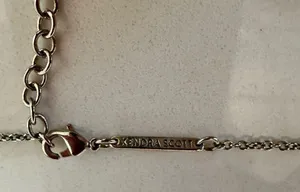 Kendra Scott Elisa Copper Drusy Pendant Silver Chain Necklace thumbnail 6